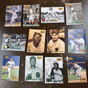 1993 Ted Willams 12 Card Lot Satchel Paige Jim Gilliam Jeff Bagwell Hohlmeyer